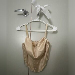 Urban outfitters corset with back-zipper